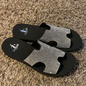 Women’s Corkys rhinestone sandals